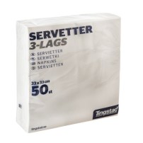 SERVETT 3 LAG 33X33CM FINNS I FLER FÄRGER 1600st